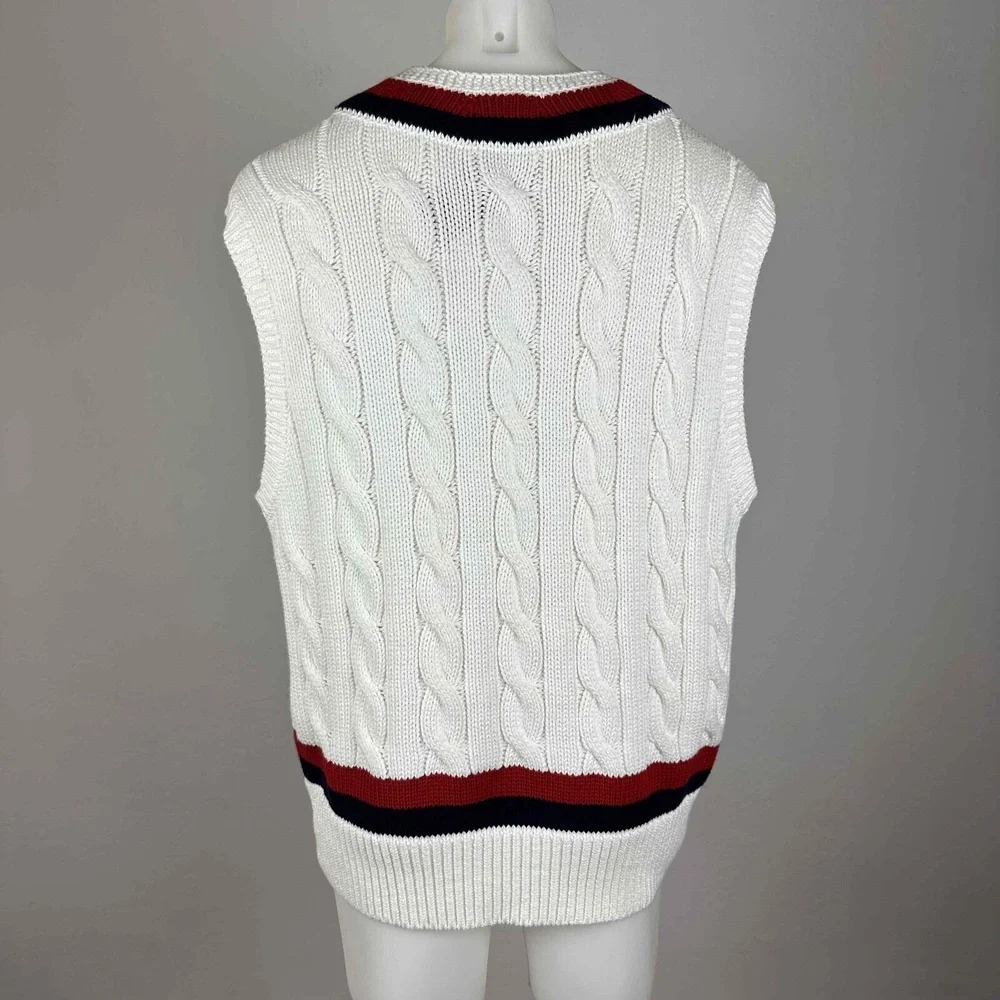NWT Ralph Lauren Cable Knit Cricket Vest Size XL - Picture 7 of 16